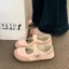 Giày huấn luyện đạo đức Velcro thoáng khí Giày trắng đế phẳng phổ biến dành cho phụ nữ mang t