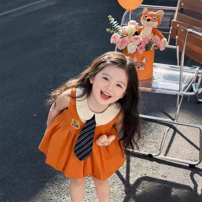 Váy lolita trẻ em phong cách preppy dễ thương