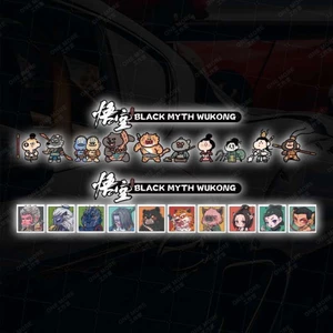 Trò chơi Thần thoại đen Goku Hàng hóa Nhãn dán xe hơi Nhãn dán cơ thể Nhãn dán trầy xước Vỏ cửa sổ phía sau Kính trang trí Nhãn dán chống nước