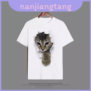 In hình Feline đáng yêu trên áo sơ mi mèo nữ có chủ đề lễ Phục sinh