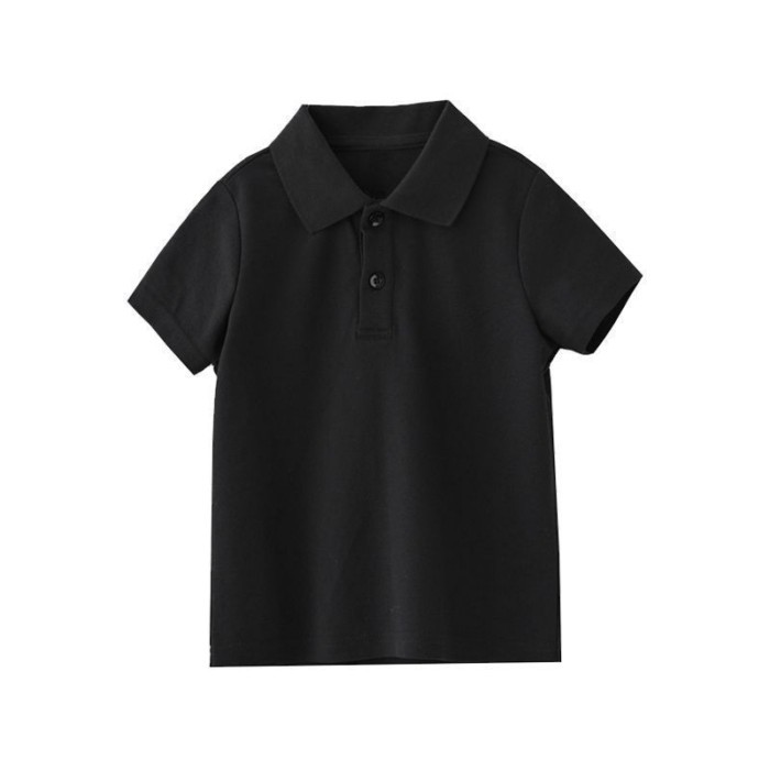 Áo trẻ em nửa tay vừa và lớn cho trẻ em Áo sơ mi POLO mùa hè ve áo trẻ em quần áo ngắn tay th
