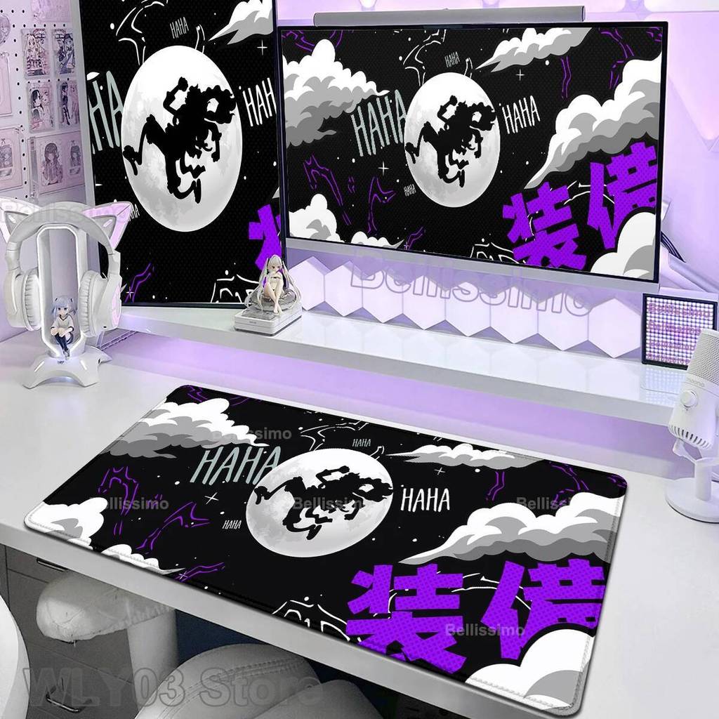 Anime Chuột Miếng Lót Laptop Bàn Phím Thảm HD Chơi Game Mousepad PC Một Mảnh Luffy Để Bàn Thảm Mát Chơi Thảm Mở Rộng Game Thủ Tủ Tablemat