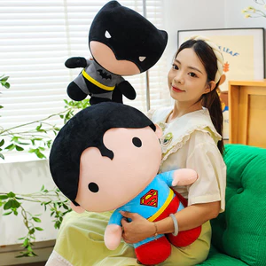 Batman Hoạt Hình Siêu Nhân Phong Cách Justice League Búp Bê Sang Trọng Có Làm Đầy Mềm Cho Trang Trí Phòng Kid