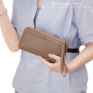 MONICOO Thời Trang Nữ Dài Siêu Mỏng Dây Kéo WALLET Túi Cầm Tay Đựng Thẻ PU Nữ Ví Đựng Tiền Xu Nhật Bản Hàn Quốc TƯỜNG