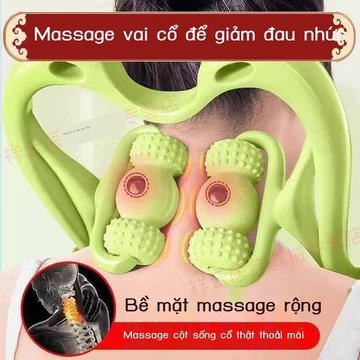 Viêm khớp vai, thoái hóa đốt sống thiếu máu não, máy massage trị chóng mặt, chữa bệnh túi mỡ béo, c