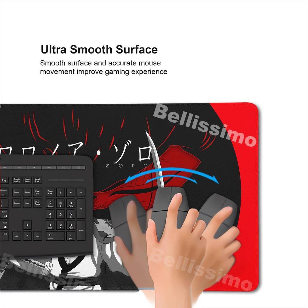 Anime Chuột Miếng Lót Laptop Bàn Phím Thảm HD Chơi Game Mousepad PC Một Mảnh Luffy Để Bàn Thảm Mát Chơi Thảm Mở Rộng Game Thủ Tủ Tablemat