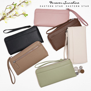 MONICOO Thời Trang Nữ Dài Siêu Mỏng Dây Kéo WALLET Túi Cầm Tay Đựng Thẻ PU Nữ Ví Đựng Tiền Xu Nhật Bản Hàn Quốc TƯỜNG