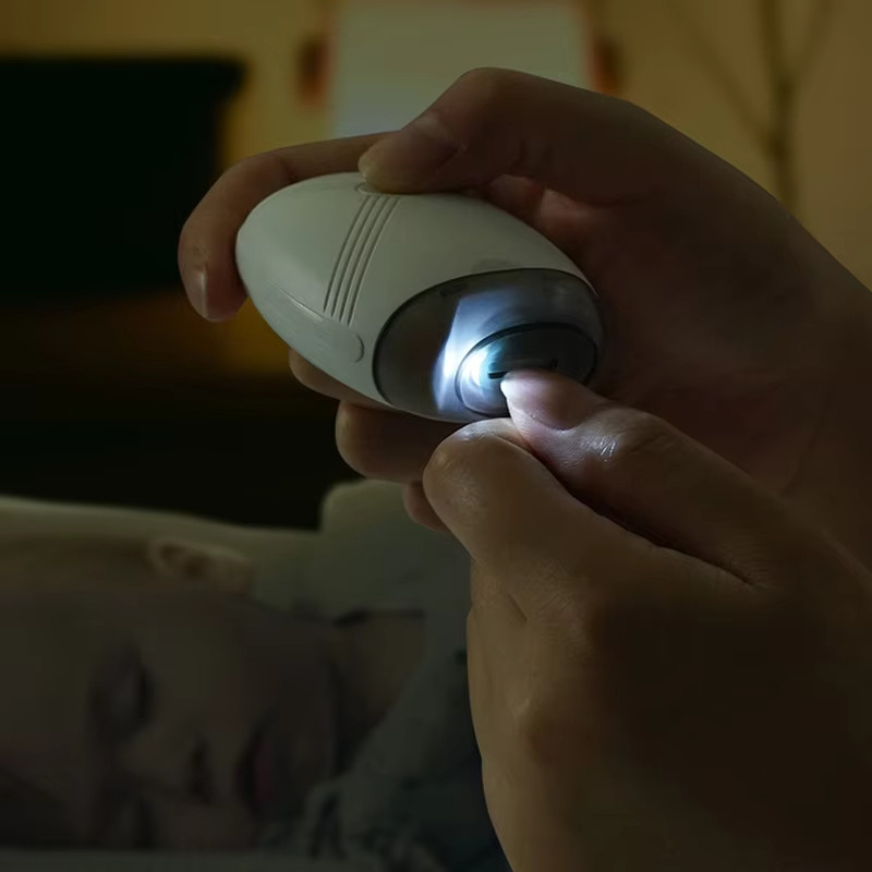 2 Chiếc Di Động Mini Điện Móng Tay + Máy Cắt Tự Động Máy Xay Mũi Có Đèn LED TYPE-C Sạc Dụng Cụ Làm Móng Tay Cho Bé Người Cao Tuổi Quà Tặng Ngày Lễ