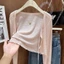 Áo cardigan ren cổ chữ V giảm béo cho nữ váy treo ngoài chống nắng khăn choàng áo ngắn áo khoác nhỏ