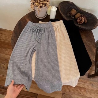Quần tây bé gái, quần tây thời trang bé gái, quần ống rộng co giãn, quần chín phút