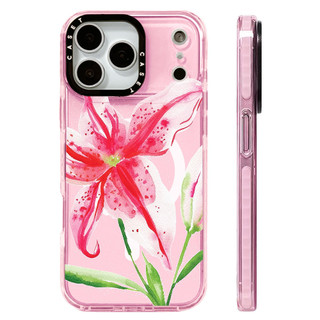 Ốp lưng hình minh họa Starry Sky Lily Florals Vỏ sạc từ tính không dây Tương thích cho IPhone 12 13 14151617ProMax Cover 16E 17AIR Silicon Mềm Trong Suốt Ốp Lưng Chống Sốc