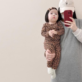Bộ Quần Áo Và Quần Dài Đức Nhung Cho Bé Trai Và Bé Gái Da Báo Hai Bộ Quần Áo Ở Nhà Ấm Áp bộ Đồ Ngủ