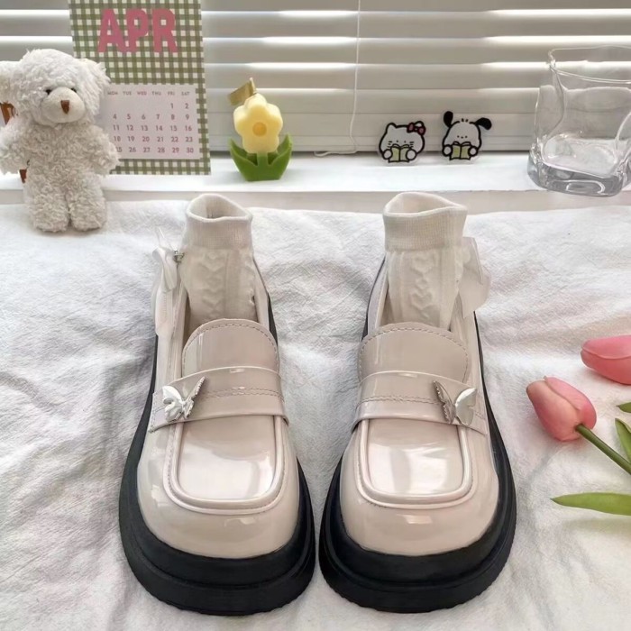 Giày loafer, giày đế dày đế dày slip-on dành cho nữ