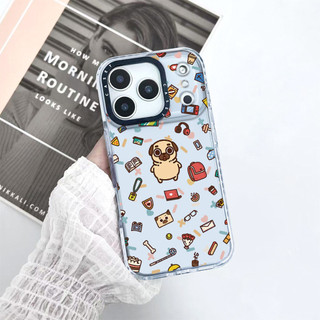 Ốp lưng gói phiêu lưu Puglie Pug hoạt hình dễ thương Tương thích cho IPhone 12 13 14 151617ProMax 12 13Mini Cover X XR XS Max Silicone Mềm Clear SE 2022 6 7 8 Plus 17AIR Vỏ Chống Sốc