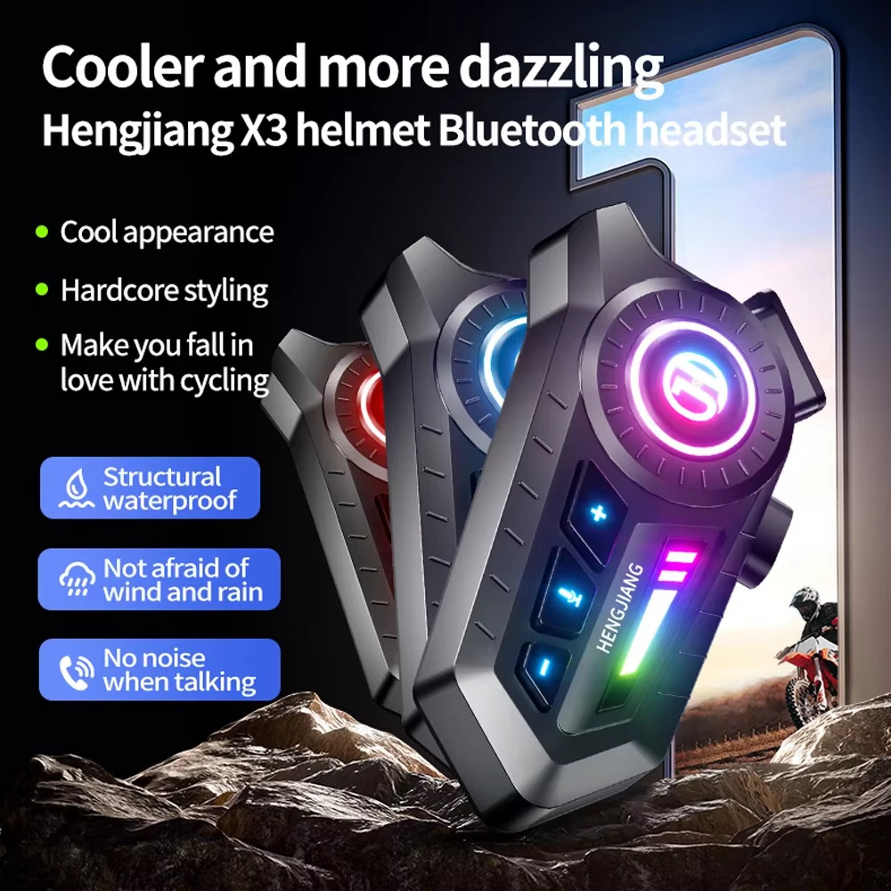 2026 Mới Mũ Bảo Hiểm Tai Nghe Có Ánh Sáng Xung Quanh Chống Nước Bluetooth6.0 Mũ Bảo Hiểm Xe Máy Tuổi Thọ Pin Dài Tai Nghe Có Mic Cứng Mềm Cho Đa Năng Xe Máy Mũ Bảo Hiểm