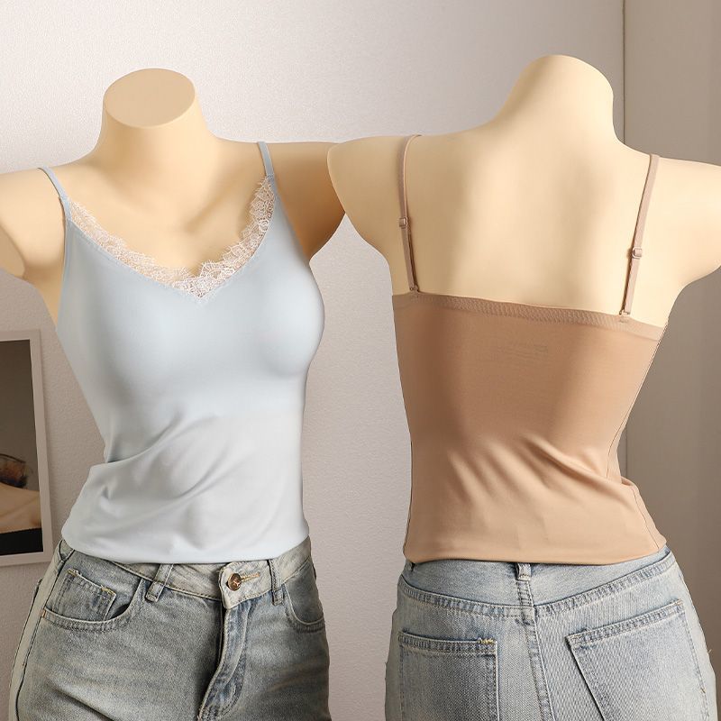 Ren Camisole Nữ Gợi Cảm, Bao Bụng, Phù Hợp Mặc Bên Trong