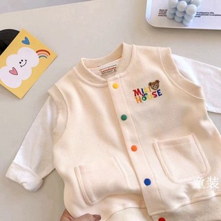 Áo khoác trẻ em dành cho trẻ nhỏ và vừa, bé gái, áo ghi lê thời trang, áo khoác có túi