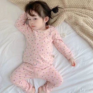 Bộ quần dài bé gái nhung Đức phong cách Hàn Quốc đồ mặc nhà nhỏ, bộ đồ ngủ