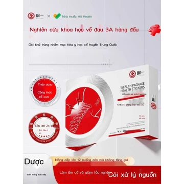 Miếng loại bỏ gói may mắn cho bệnh thoái hóa đốt sống cổ, giảm tình trạng thiếu máu não và chóng mặ