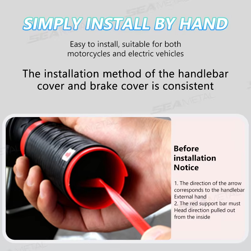 1 Đôi Đa Năng Tự Thu Nhỏ Chống Trơn Trượt Xe Máy Silicone Tay Cầm Bao Xe Máy Tay Cầm Có Tay Bảo Vệ Bao Xe Máy Tay Lái Phụ Kiện