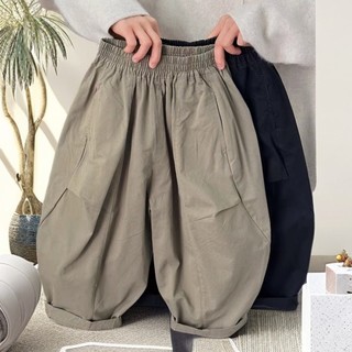 Quần trẻ em, quần tây phong cách Hàn Quốc giản dị, quần áo rộng rãi thời trang trẻ em