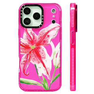 Ốp lưng hình minh họa Starry Sky Lily Florals Vỏ sạc từ tính không dây Tương thích cho IPhone 12 13 14151617ProMax Cover 16E 17AIR Silicon Mềm Trong Suốt Ốp Lưng Chống Sốc