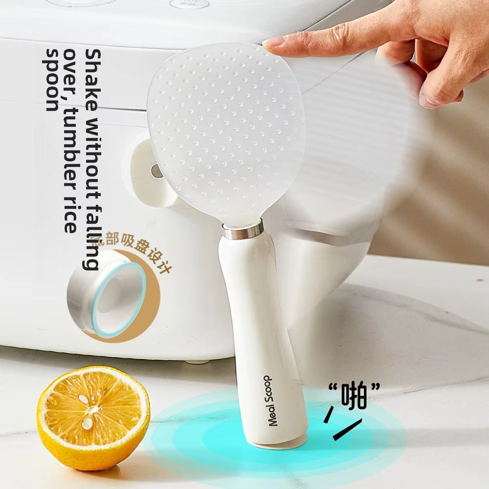 2 Chiếc Sáng Tạo Thìa Cơm Từ Tính Chống Dính Chịu Nhiệt Dày Đứng Thìa Cơm Cho Dụng Cụ Nhà Bếp