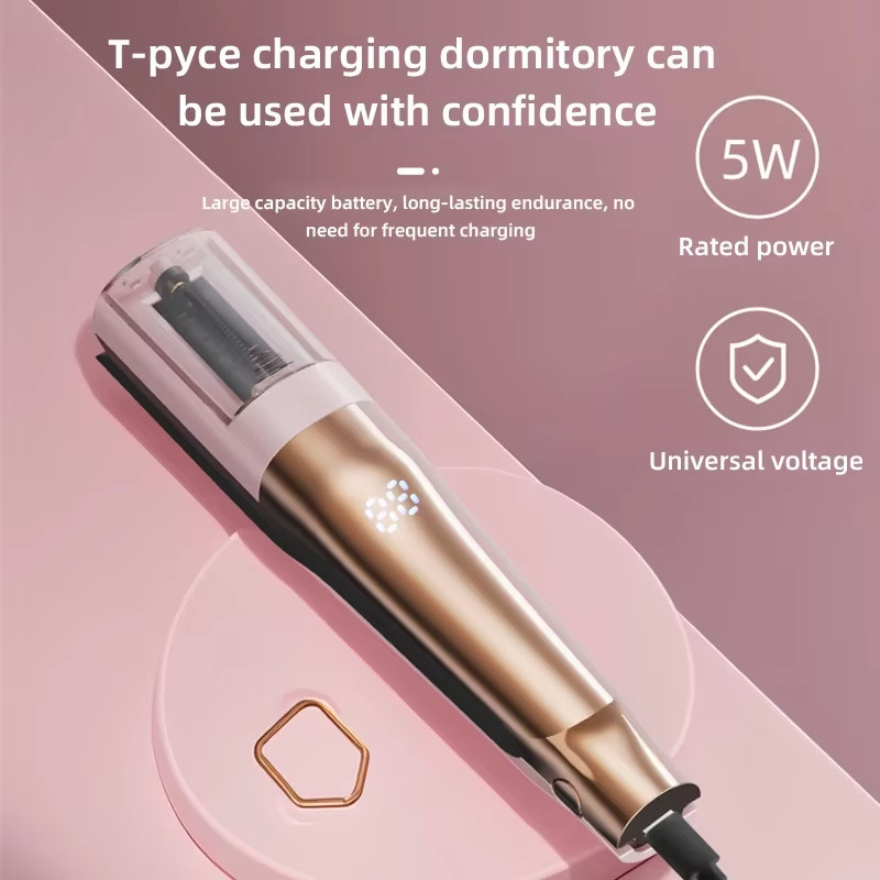 5W Di Động Mini Điện Tóc Đầu Tông Đơ Type-c Sạc Nẹp Tóc Máy Duỗi Đa Năng Chải Lông Dụng Cụ Tạo Kiểu Tóc Cho Nam Nữ