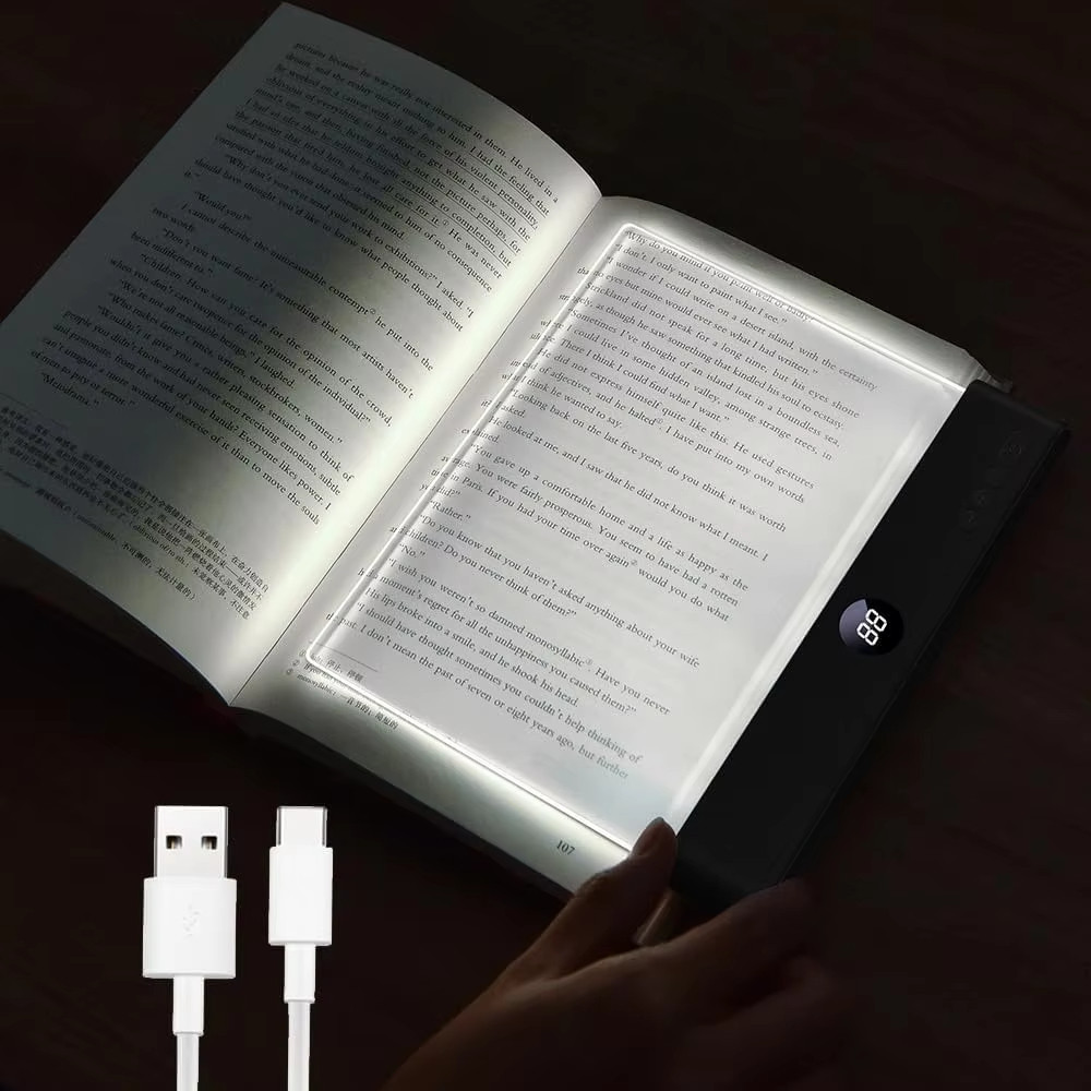 Đèn LED 1200mAh sạc USB, bảo vệ mắt, hẹn giờ, đọc sách đêm cho học sinh