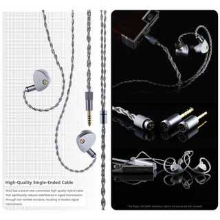 Tai nghe nhét tai MOONDROP Aria 2 hiệu suất cao có dây cáp rời, giắc cắm 3,5/4,4 mm