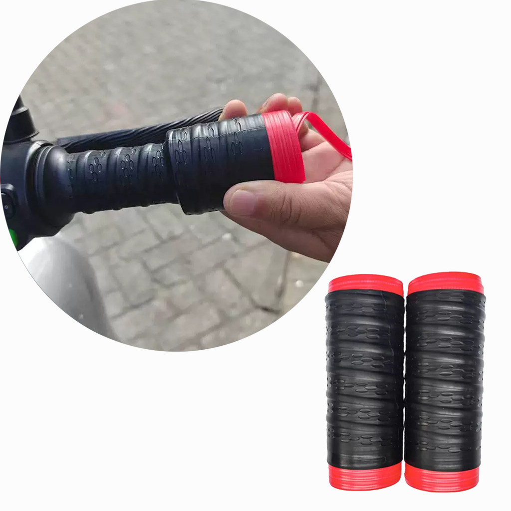 1 Đôi Đa Năng Tự Thu Nhỏ Chống Trơn Trượt Xe Máy Silicone Tay Cầm Bao Xe Máy Tay Cầm Có Tay Bảo Vệ Bao Xe Máy Tay Lái Phụ Kiện