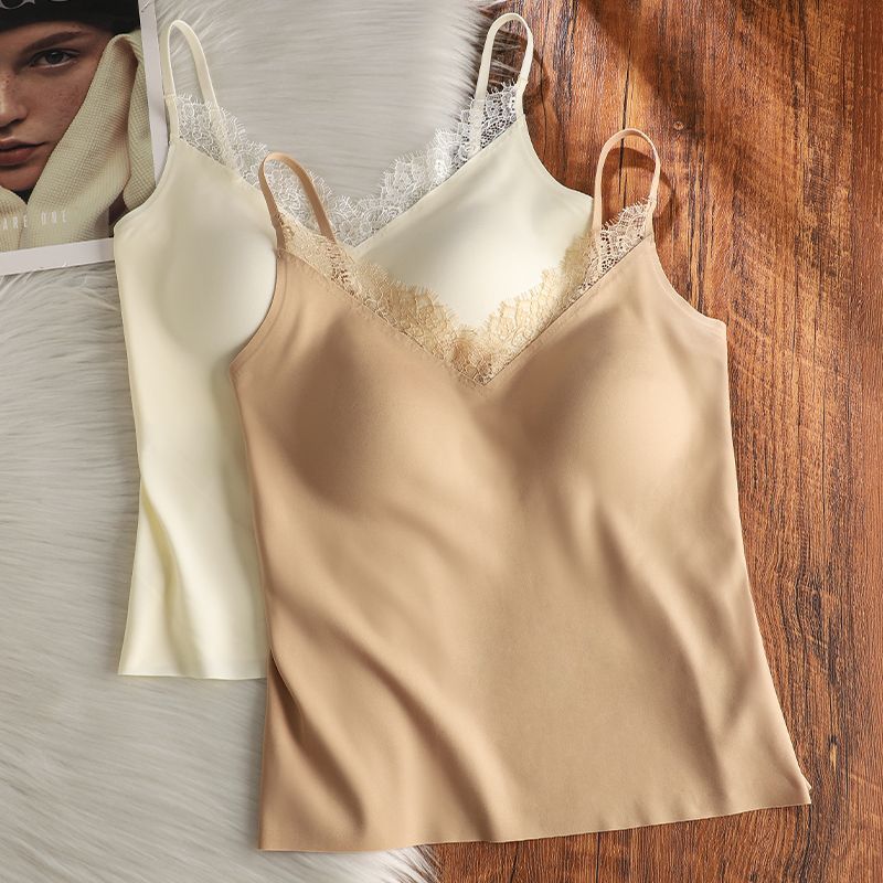 Ren Camisole Nữ Gợi Cảm, Bao Bụng, Phù Hợp Mặc Bên Trong
