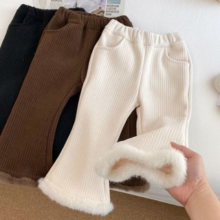 Quần bé gái, quần chuông sành điệu, quần nhung thời trang cho bé vừa và nhỏ, bé gái
