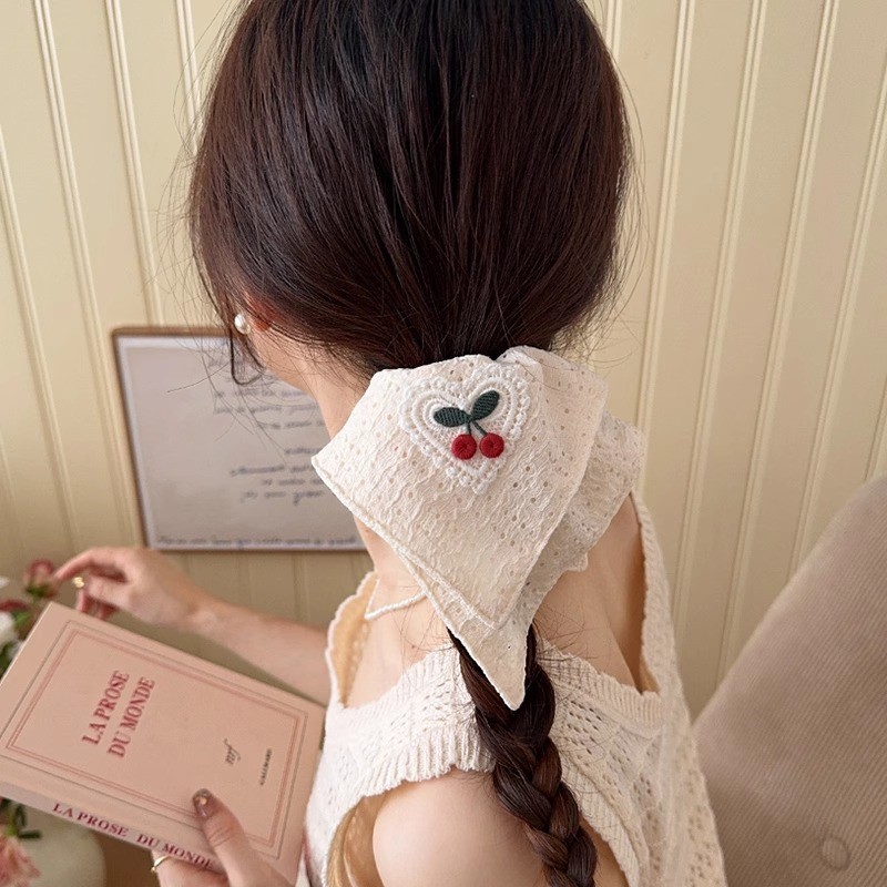 【Scrunchies 】Dây Buộc Tóc Vuông To Phồng Đẹp Thời Trang Hàn Quốc Cho Nữ ...