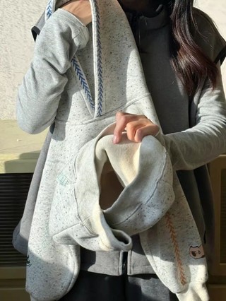 Áo nỉ bé trai và bé gái, áo hoodie nhung đa năng dành cho trẻ em thời trang và đẹp trai, áo dày có