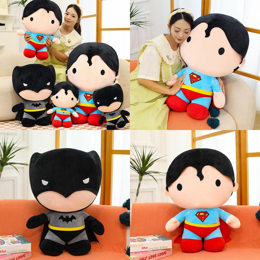 Batman Hoạt Hình Siêu Nhân Phong Cách Justice League Búp Bê Sang Trọng Có Làm Đầy Mềm Cho Trang Trí Phòng Kid