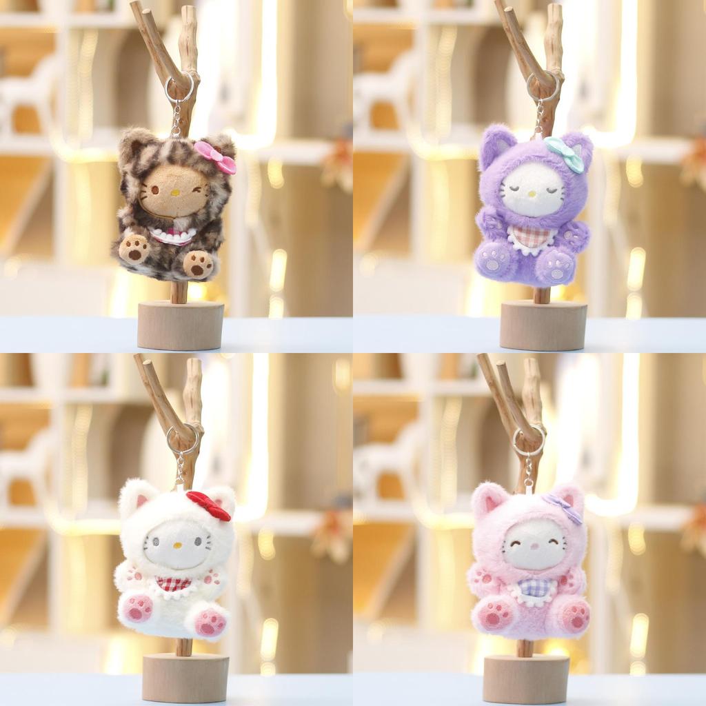 Hello Kitty Tote Bag Mặt dây chuyền Plush Búp bê Dễ thương Quà tặng&Trang trí Keyclasp HIhx