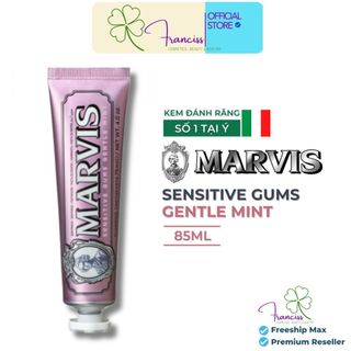 Marvis Classic Premium Italian Toothpaste Helps Whiten Teeth, Removes Plaque, Cleans Teeth and Freshens Mouth