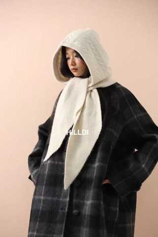 Mũ Balaklava nữ thời trang, ấm áp dành cho mùa đông và người có đầu lớn