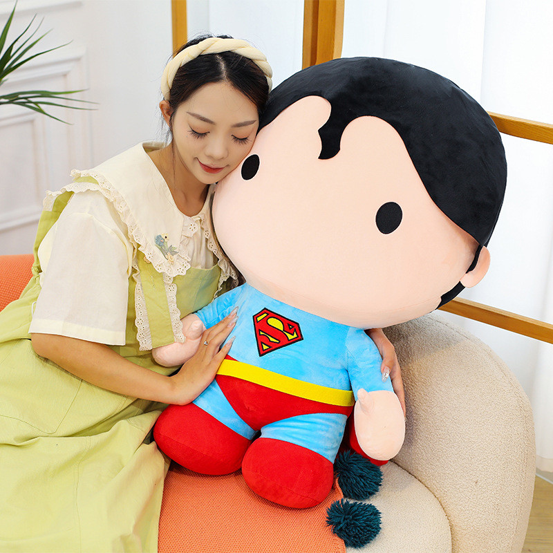 Batman Hoạt Hình Siêu Nhân Phong Cách Justice League Búp Bê Sang Trọng Có Làm Đầy Mềm Cho Trang Trí Phòng Kid