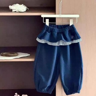 Quần bé gái, quần thể thao sọc mông có rèm đèn lồng thời trang cho bé