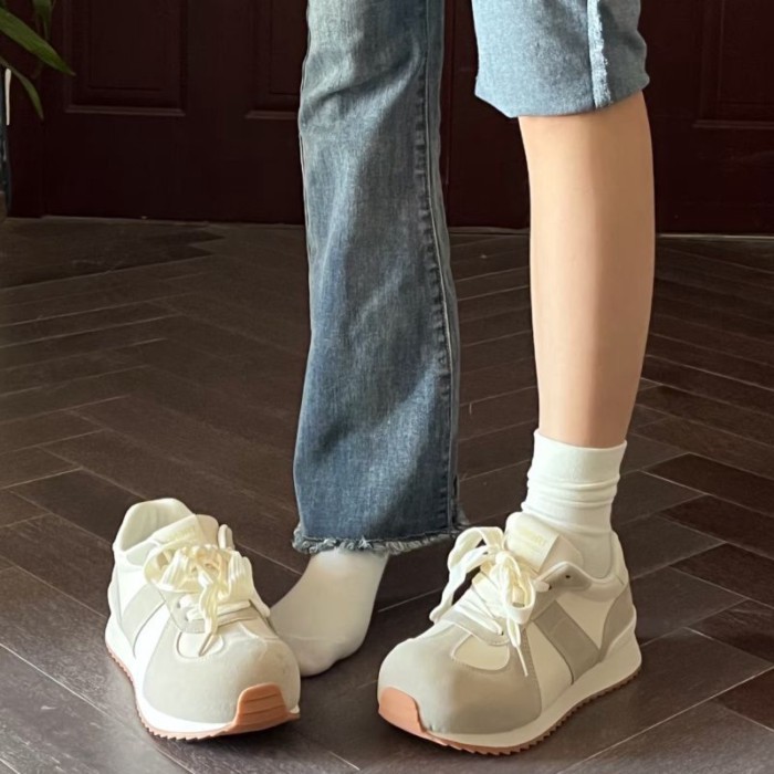 Giày bố thể thao Ugly Forrest Gump dành cho nữ đế dày thiết kế sang trọng giày bánh quế dành cho si