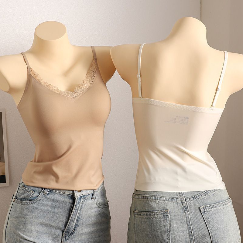 Ren Camisole Nữ Gợi Cảm, Bao Bụng, Phù Hợp Mặc Bên Trong