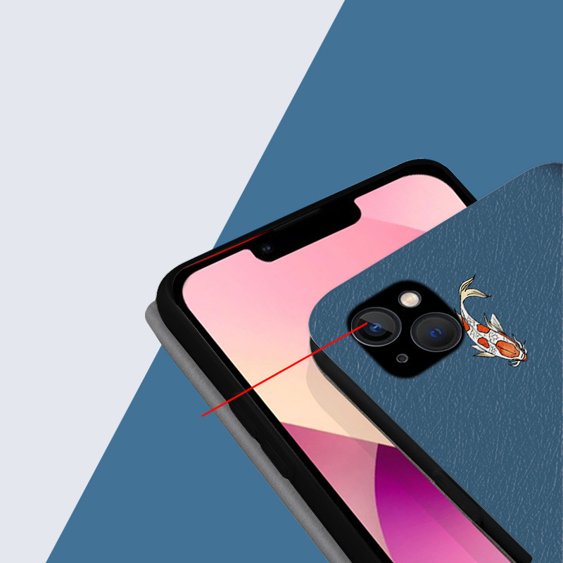 Ốp Da Phong Cách Trung Hoa Xiaomi Thích Hợp Cho Redmi A5 12 15 13C 14C 13R 15C Vỏ Bảo Vệ Điện Thoại Nước Núi