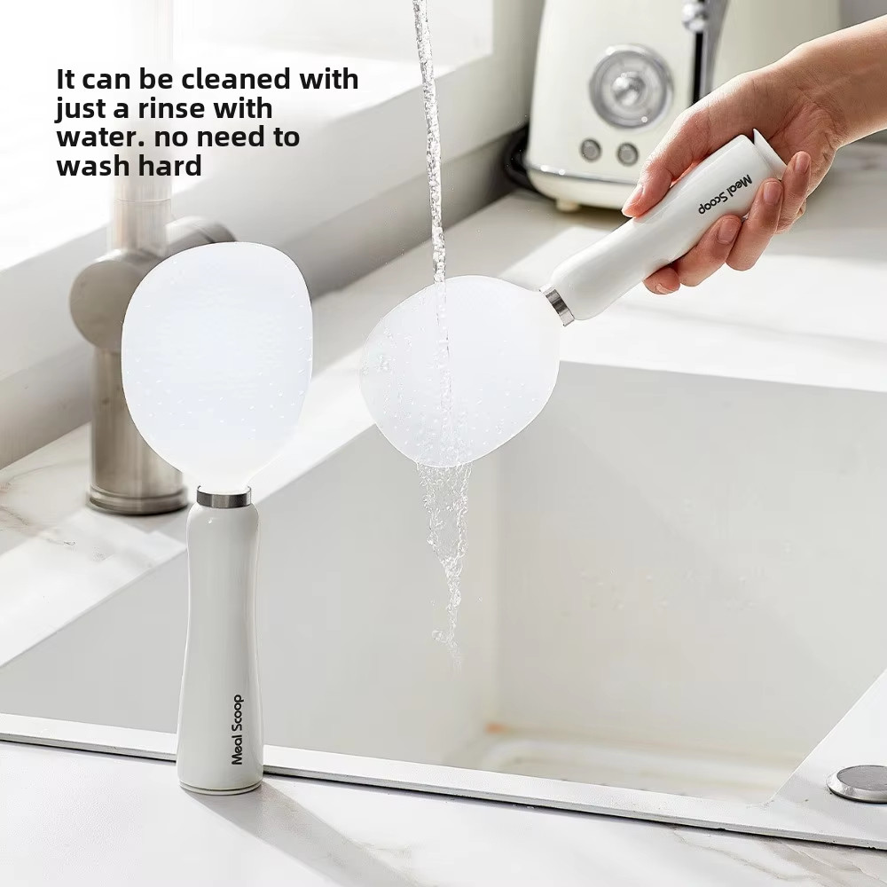 2 Chiếc Sáng Tạo Thìa Cơm Từ Tính Chống Dính Chịu Nhiệt Dày Đứng Thìa Cơm Cho Dụng Cụ Nhà Bếp