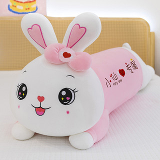 Đồ chơi thỏ dài sang trọng có nơ và thiết kế thêu cho trẻ em bé gái Trang trí giấc ngủ Phòng chờ và