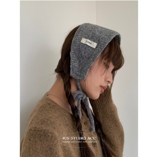 Earmuffs Ren-Up Len Dệt Kim Phong Cách Hàn Quốc, Giữ Ấm Và Che Tai Trong Mùa Thu Đông