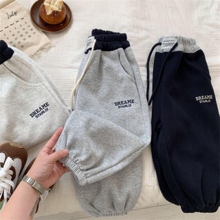 Quần thể thao thêu chữ bé trai quần legging thể thao thông thường cho bé
