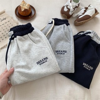 Quần thể thao thêu chữ bé trai quần legging thể thao thông thường cho bé