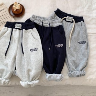 Quần thể thao thêu chữ bé trai quần legging thể thao thông thường cho bé